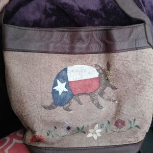 Patricia wolf custom armadillo hand bag